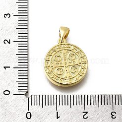 Colgante micropavé cubic zirconia de latón&nbsp;KK-P295-20G