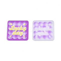 Transparent bedruckte Acryl-Cabochons&nbsp;TACR-N016-18