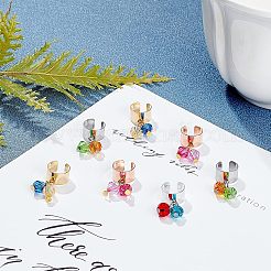 80 Stück 4 Farben 304 Edelstahl Ohr Manschette Zubehörse&nbsp;STAS-UN0023-17