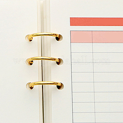Eisen 3 Ring Loseblatt Buchbinder Klappklemme&nbsp;FIND-WH0148-173