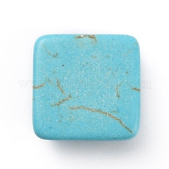 Synthetik Türkiscabochons&nbsp;TURQ-WH0001-03E