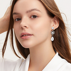 Boucles d'oreilles à tige en acier inoxydable 304&nbsp;EJEW-SP0001-17K