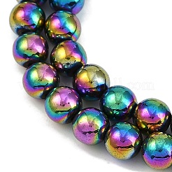 Fili di perline di ematite magnetica sintetica elettrolitica&nbsp;G-G174-L01-02