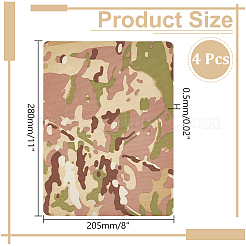 Selbstklebender Oxford-Stoff mit Camouflage-Muster&nbsp;DIY-WH0504-278A