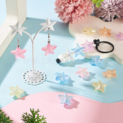 20 Stück transparente Acrylperlen mit UV-Beschichtung&nbsp;MACR-TA0002-79