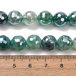 Chapelets de perles en agate naturelle électrolytique&nbsp;G-B191-A07-10mm-09