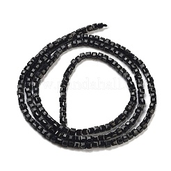 Natürliche schwarze Turmalin Perlen Stränge&nbsp;G-H042-B21-01