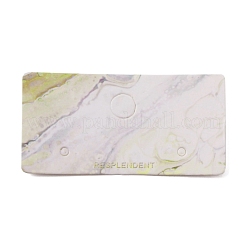 Papier Ohrring Display-Karten&nbsp;CDIS-WH0006-04H