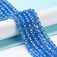 Galvanisierte natürliche weiße Jadekornstränge&nbsp;G-Z038-A01-01AB