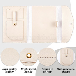 Cartelle di file in similpelle e lega di zinco&nbsp;AJEW-WH20006-44A