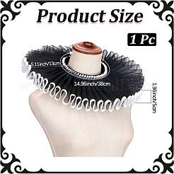 Abnehmbarer Damen-Fake-Kragen aus Gaze&nbsp;AJEW-WH20042-91A