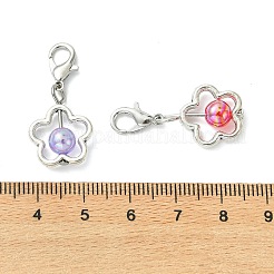 50 pieza de decoraciones colgantes de acrílico transparente&nbsp;HJEW-JM04824