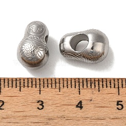 Perles européennes en acier inoxydable 304 anti-ternissement&nbsp;STAS-K285-23P