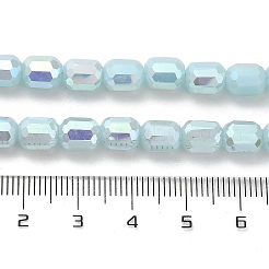 Chapelets de perles en verre imitation jade&nbsp;EGLA-D030-05D
