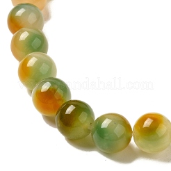 Naturales teñidos abalorios de jade blanco hebras&nbsp;G-M402-C04-11