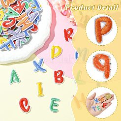130 Stück 26 Stile Polyester- und Baumwoll-Stickerei-Stoffflicken&nbsp;PATC-CJ0001-08