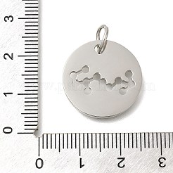 Anlaufgeschützte Anhänger aus 304 Edelstahl&nbsp;STAS-M074-02I-P