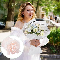 1 Beutel Polyester-Blumenstrauß-Verpackungsnetzpapier&nbsp;DIY-BC0013-63A