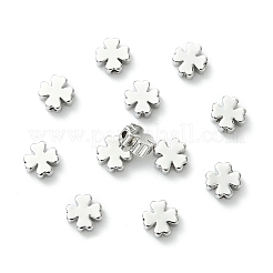 Klee-Perlen aus Messing&nbsp;XGRPCU751-302P