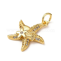 Pendentifs avec zircon cubiques à micro-pavés en laiton&nbsp;KK-A265-10B-01G