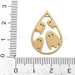 Pendentifs en acier inoxydable Halloween 201&nbsp;STAS-Z155-01A-G