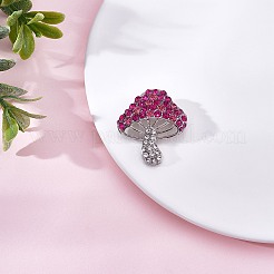 Broche champignon en zircone cubique&nbsp;JBR102A