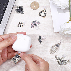 8 pièces 8 styles de bouchons mobiles anti-poussière en pvc&nbsp;HJEW-BM00042