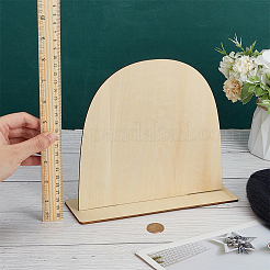 Bogenförmige Hutständer aus Holz&nbsp;ODIS-WH0086-148B