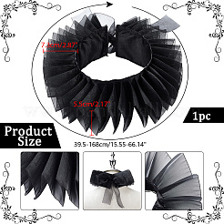 Col à volants en dentelle&nbsp;DIY-WH0504-234A