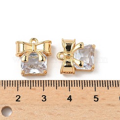 Pendentifs avec zircon cubiques à micro-pavés en laiton&nbsp;KK-S531-09G-D