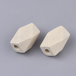 Perles de bois non finies&nbsp;WOOD-Q039-05F