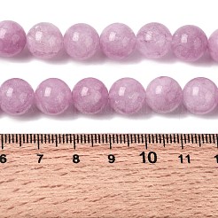 Chapelets de perles de jade blanche naturelle&nbsp;G-H348-10mm-08