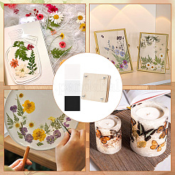 Trousses de presse de fleurs carrées&nbsp;DIY-WH0449-65