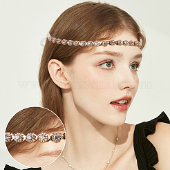 Hochzeits-Brautstirnbänder Haarrebe&nbsp;DIY-WH0430-582