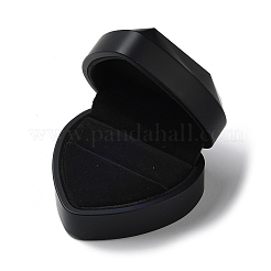 Herzförmige Ringaufbewahrungsboxen aus Kunststoff&nbsp;LS-CON-C020-01B