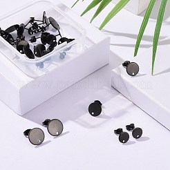 24 pieza de accesorios para pendientes de acero inoxidable 304 de tamaño 3&nbsp;STAS-ZZ0001-06EB