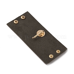 Manchette de cheveux de support de queue de cheval pliable en cuir pu&nbsp;OHAR-WH0021-28A