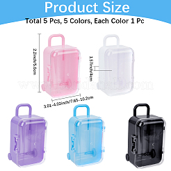 5 caja de plástico para guardar dulces y regalos&nbsp;CON-CN0001-21