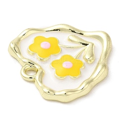 Pendente smaltati in lega&nbsp;PALLOY-P294-04G-03