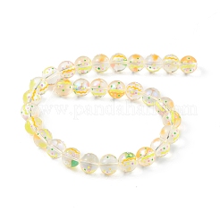 Chapelets de perles en verre transparente  &nbsp;LAMP-F029-01F