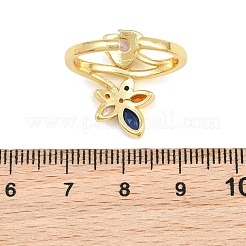 Manschettenringe aus Messing mit Zirkonia-Pavé&nbsp;CU-CBACDF6-08G-02