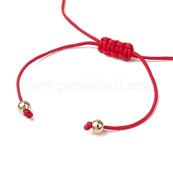 Armband aus geflochtenen Edelsteinen&nbsp;BJEW-JB11013-07