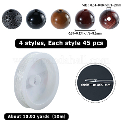 DIY-Armband-Sets aus natürlichem schwarzem Onyx&nbsp;DIY-SC0030-25