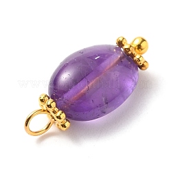 Pendenti con pietre preziose di morganite naturale e ametista e pietra di luna bianca&nbsp;PALLOY-JF00553