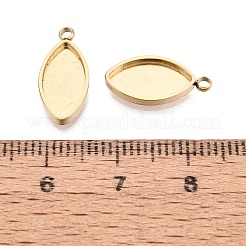 Cabochon-Anhängerkomponente aus Edelstahl 304&nbsp;STAS-Q113-18A-G