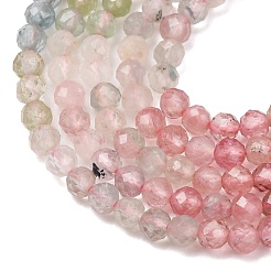 Colliers de perles de tourmaline multicolores naturelles à dégradé de couleurs&nbsp;G-D110-A02-04