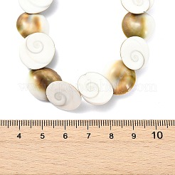 Halsketten aus natürlichen Shiva-Augenmuscheln&nbsp;NJEW-JN06273