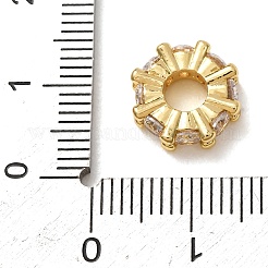 Messing pflastern zirkonia europäische perlen&nbsp;CU-CBA0A9C-09G-B