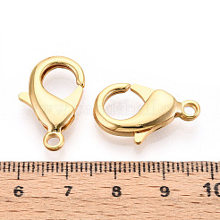 Fermoirs mousquetons en laiton&nbsp;KK-YW0004-01E-G