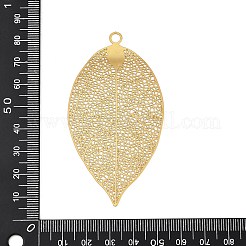 Anhänger aus geätztem Metallverzierungen aus Edelstahl 304&nbsp;STAS-H236-02G-01